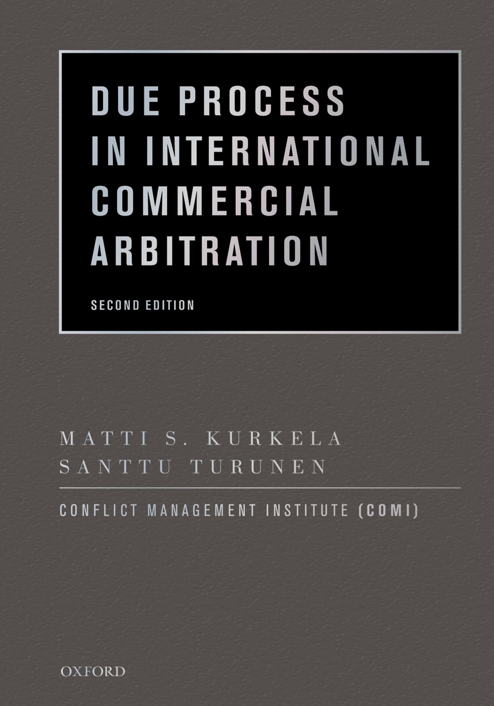 Due Process In International Commercial Arbitration,Used