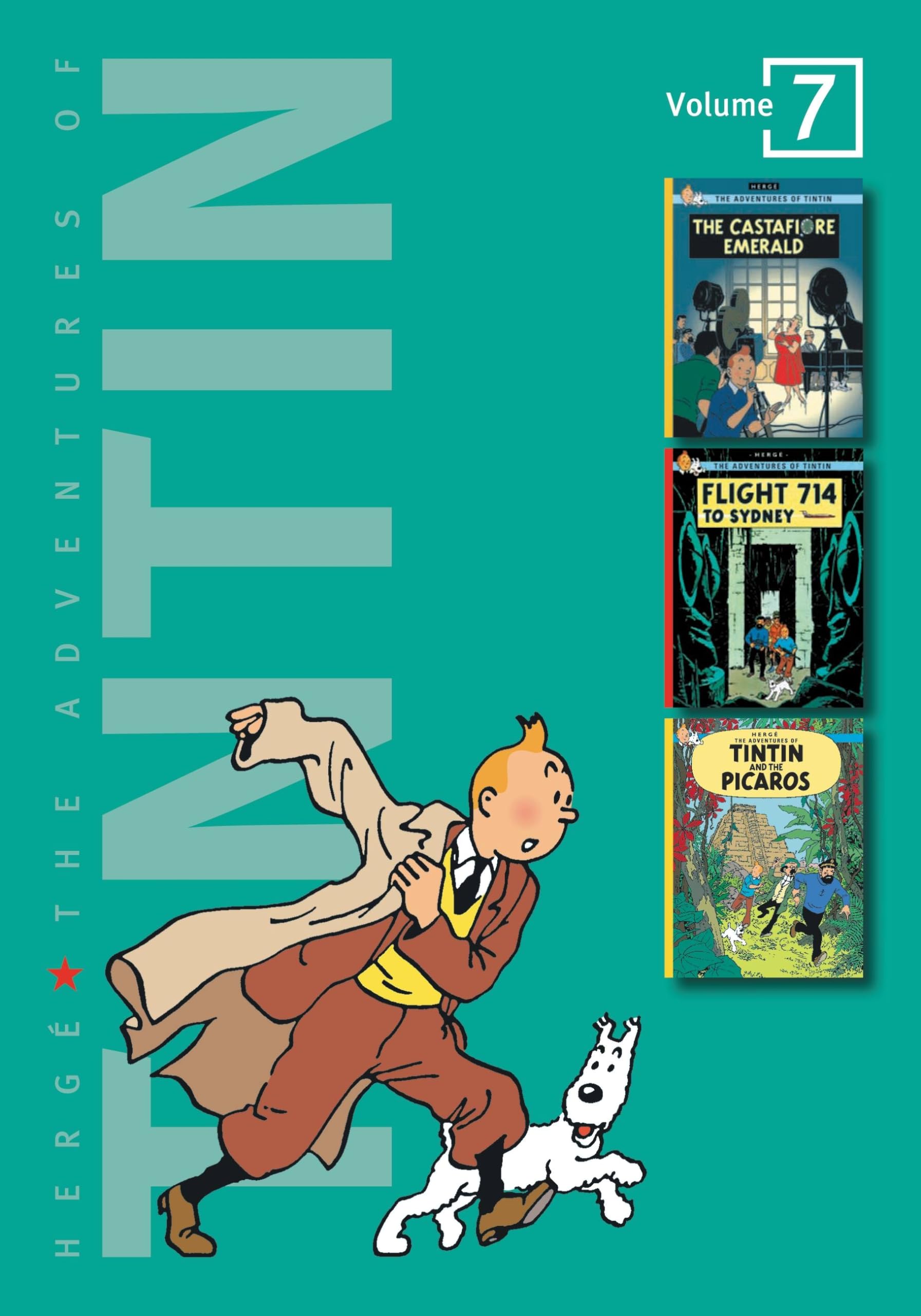 The Adventures of Tintin, vol. 7: The Castafiore Emerald / Flight 714 / Tintin and the Picaros (3 Volumes in 1),New