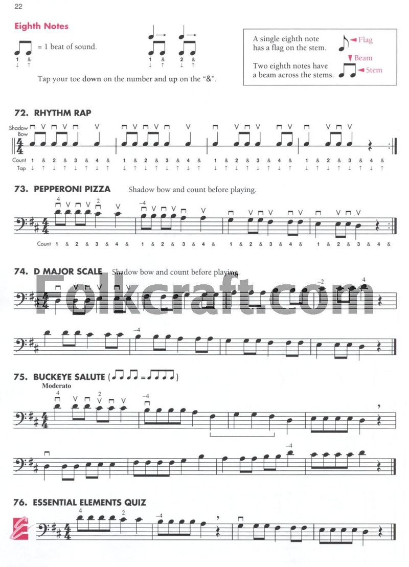 Essential Elements for Strings  Book 1 (Original Series): Double Bass (Essential Elements for Strings, Bk 1),Used