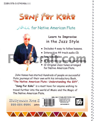 Song For Koko: Jazz For Native American Flute-new