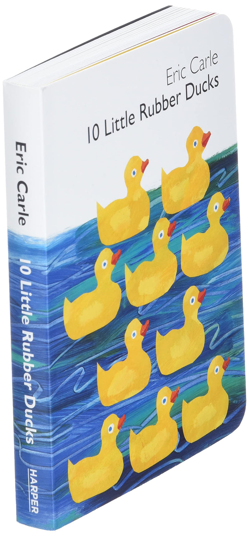 10 Little Rubber Ducks Board Book: An Easter And Springtime Book For Kids (World Of Eric Carle),New