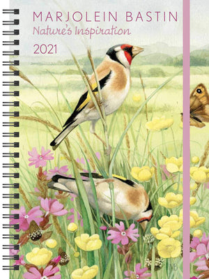 Marjolein Bastin Nature's Inspiration 2021 Monthly/Weekly Planner Calendar,Used