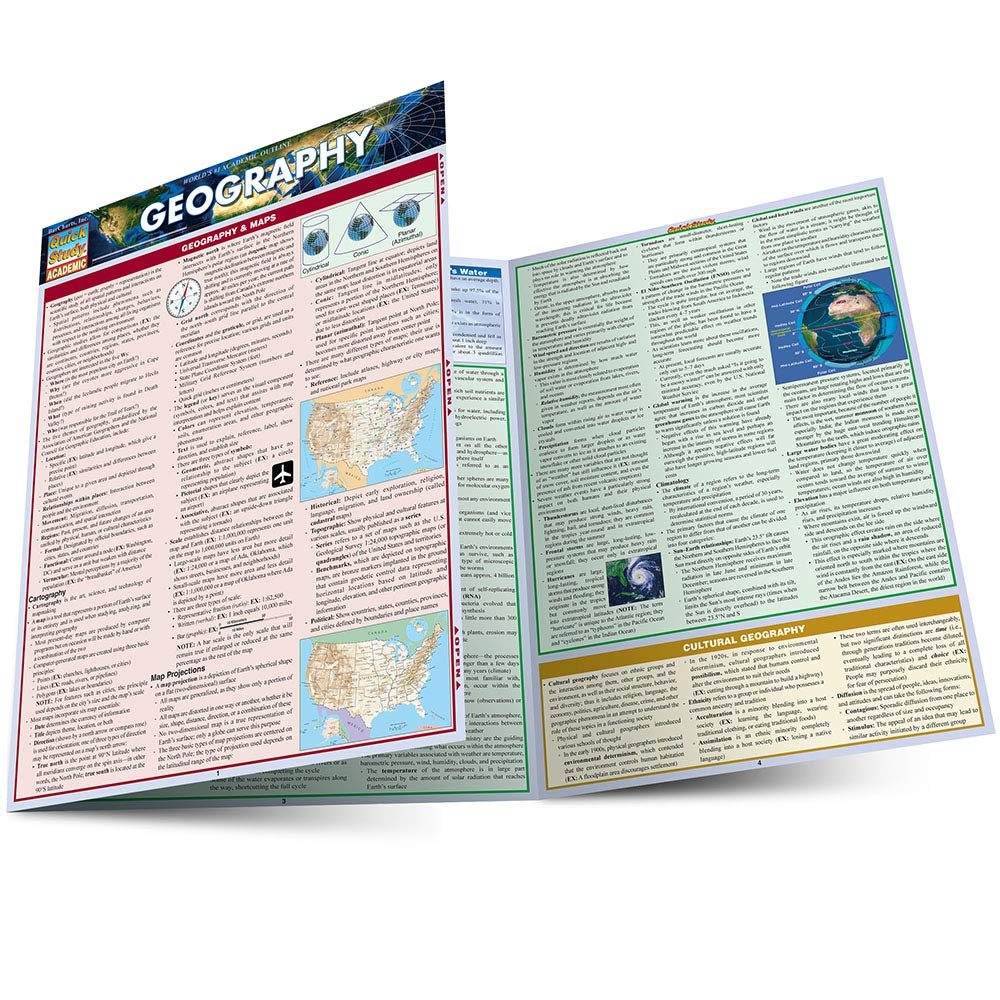 Geography (Quick Study Academic),Used