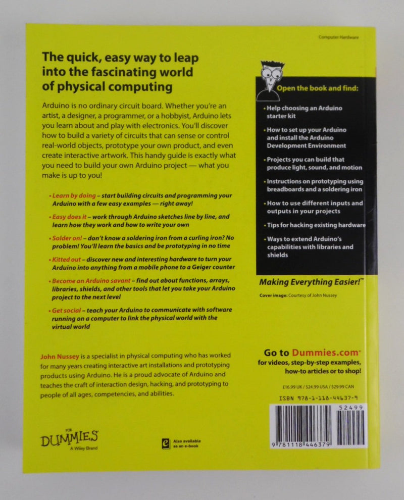 Arduino for Dummies,Used