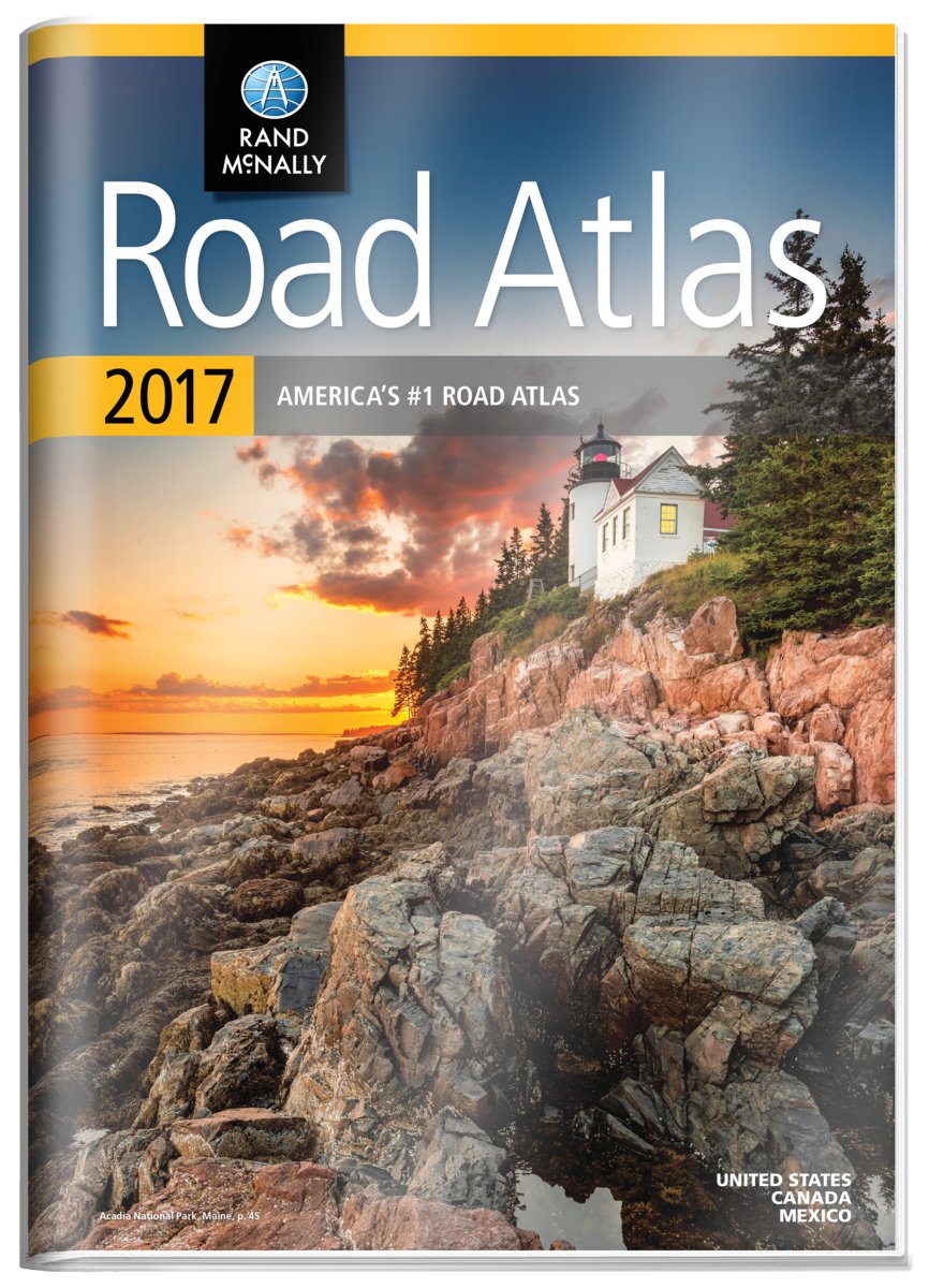 Rand McNally 2017 Road Atlas US Canada Mex,Used