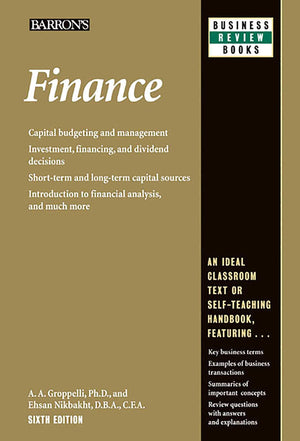 Finance (Barron's Business Review Series),Used