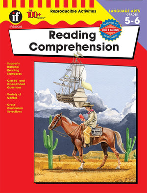 Carson Dellosa  Reading Comprehension Workbook  5Th6Th Grade, 128Pgs (The 100+ Series)