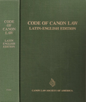 Code of Canon Law: LatinEnglish Edition (English and Latin Edition),Used