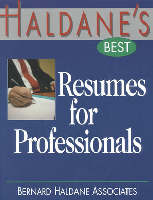 Haldane's Best Resumes For Professionals,Used