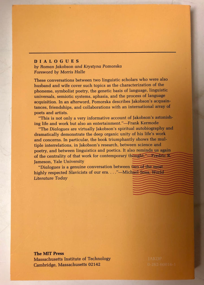 JakobsonPomorska Dialogues,Used