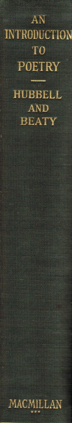 An Introduction To Poetry: The River Sings,New