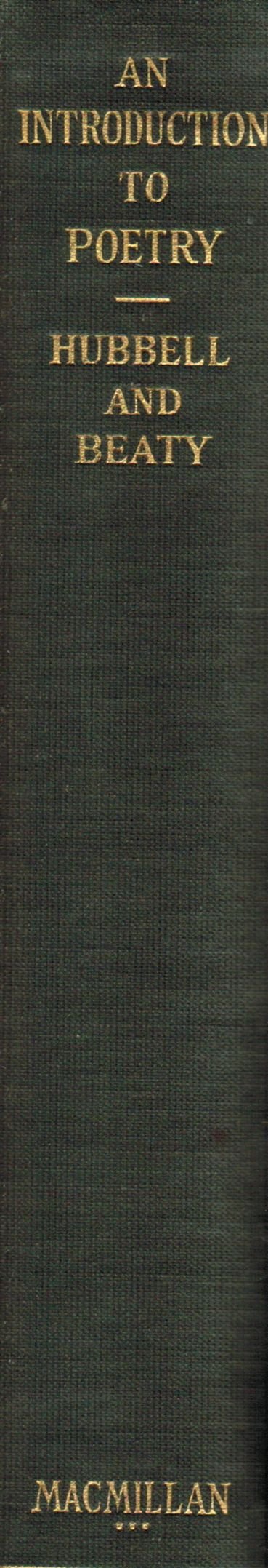 An Introduction To Poetry: The River Sings,New