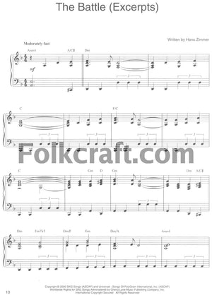 Gladiator: Music From The Dreamworks Motion Picture Piano, Vocal And Guitar Chords