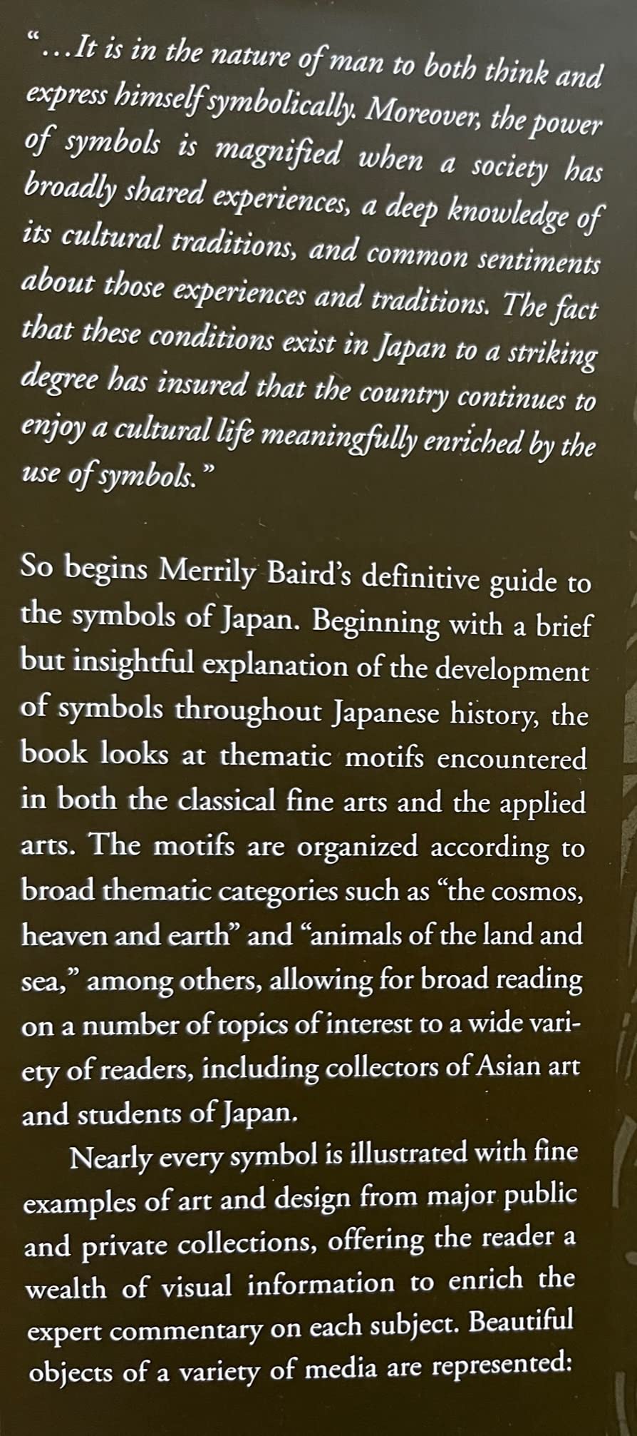 Symbols of Japan: Thematic Motifs in Art and Design,New