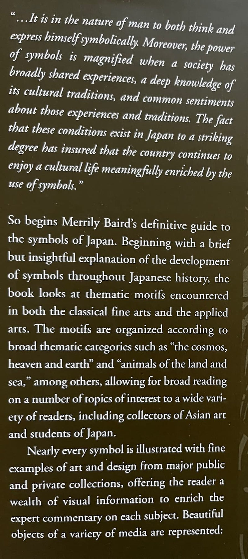 Symbols of Japan: Thematic Motifs in Art and Design,Used