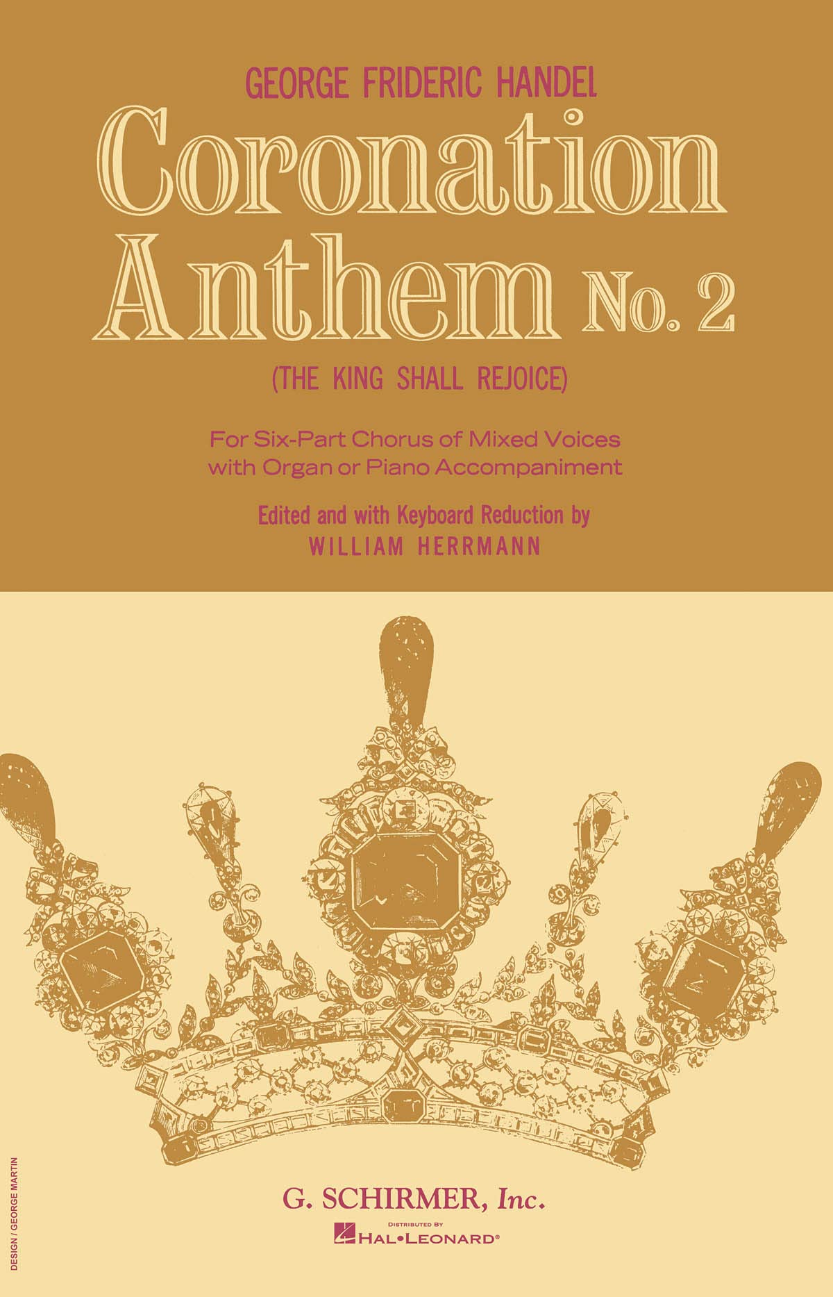 Coronation Anthem No. 2: Piano the King Shall Rejoice Voice Score,Used