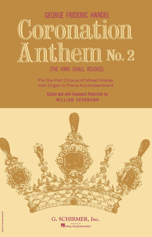 Coronation Anthem No. 2: Piano the King Shall Rejoice Voice Score,Used
