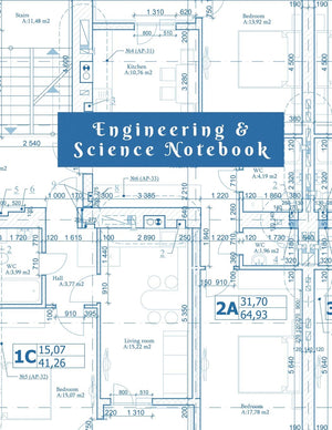 Engineering & Science Notebook: Graph Paper Quad Ruled Math Graphing Composition Book For Students, Architects and Landscape Dra,Used
