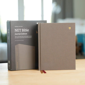 NET Bible, Journal Edition, Cloth over Board, Gray, Comfort Print: Holy Bible,Used