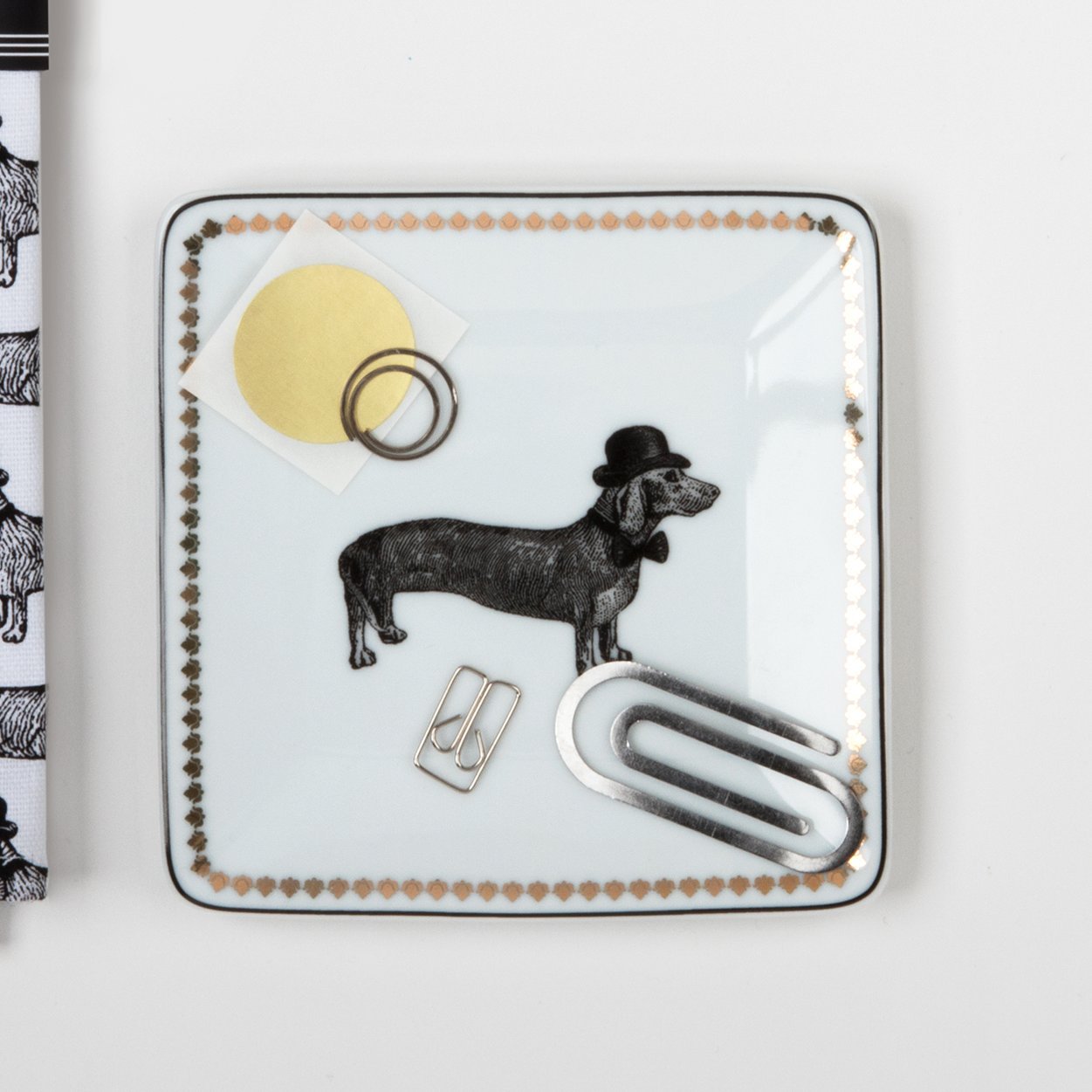 Alice Scott Square Porcelain Tray