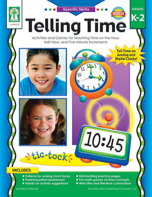 Telling Time, Grades K  2 (Specific Skills),Used