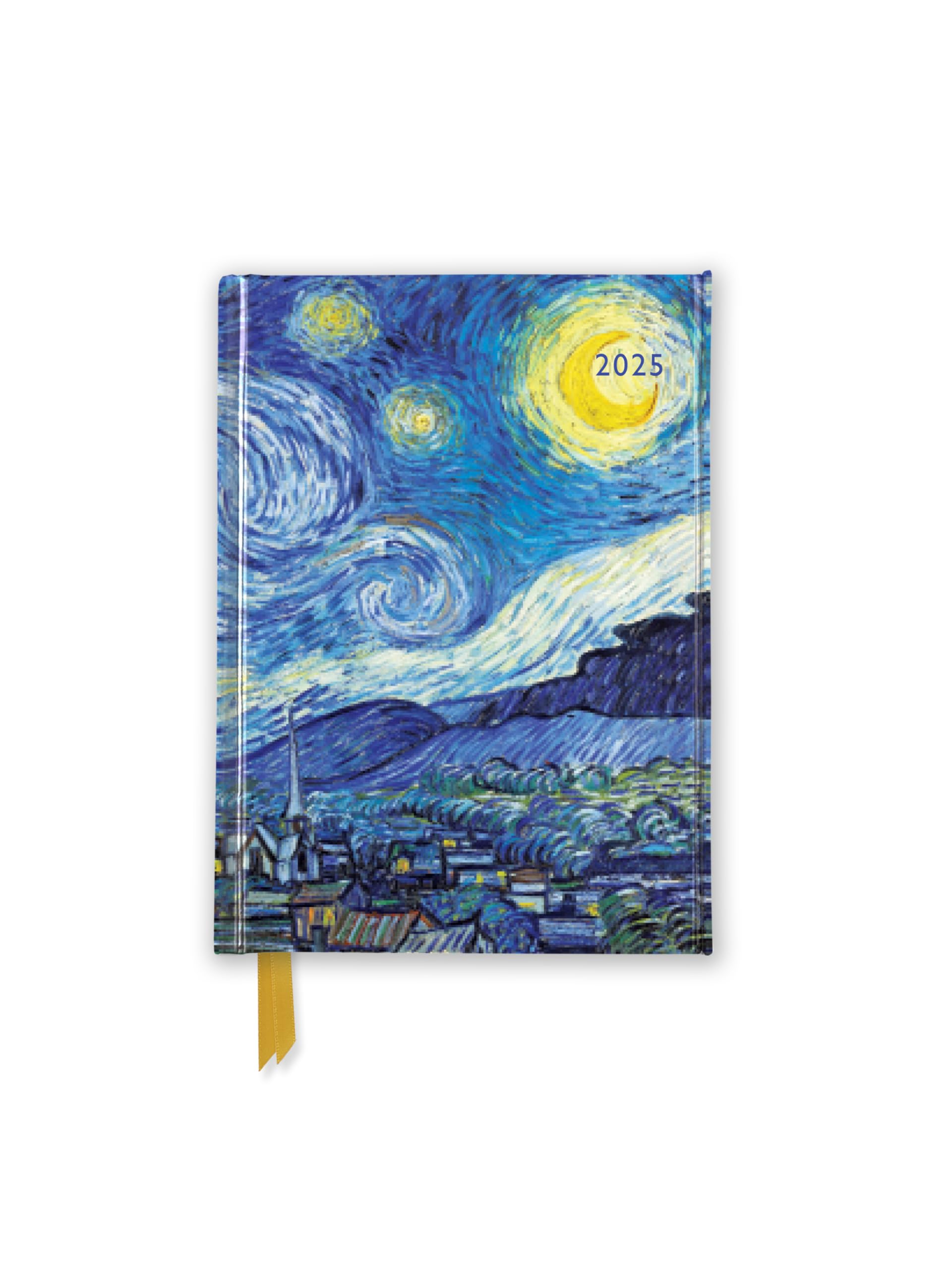 Vincent van Gogh: The Starry Night 2025 Luxury Pocket Diary Planner  Week to View,New