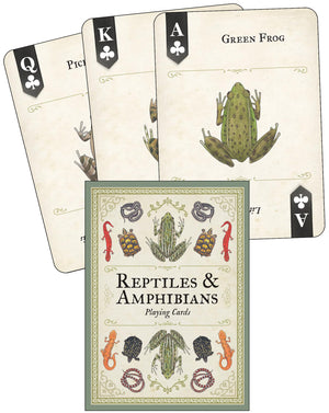 Reptiles & Amphibians Playing Cards (Art Of Nature)