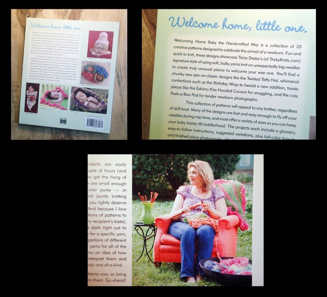Welcoming Home Baby the Handcrafted Way: 20 Quick & Creative Knitted Hats, Wraps & Cozy Cocoons for Your Newborn,Used