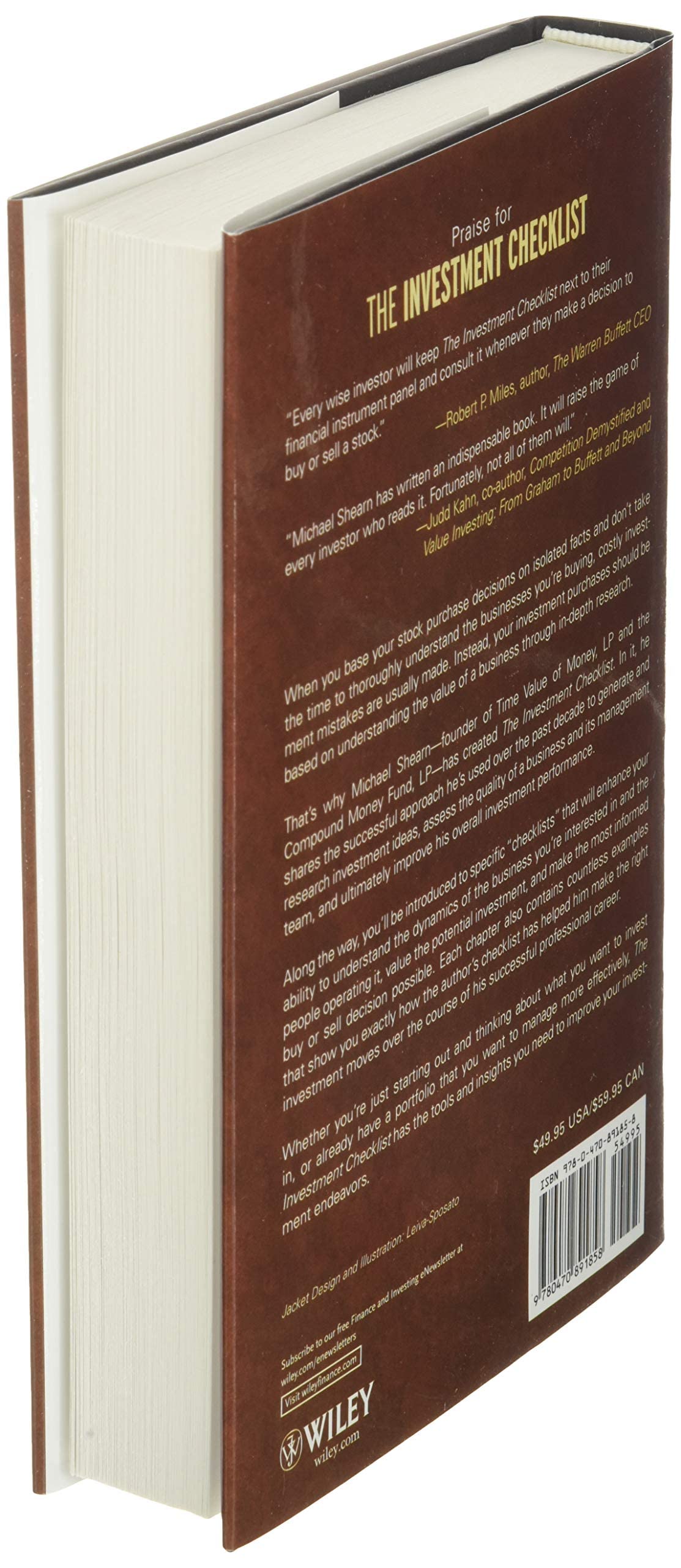 The Investment Checklist: The Art of InDepth Research,Used