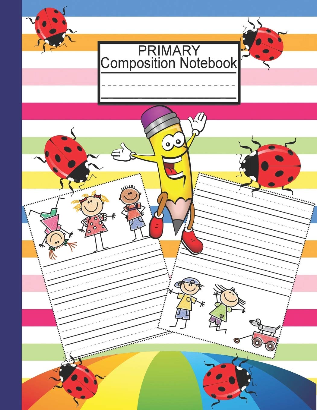 Primary Composition Notebook: Dotted Midline Notebook/Primary Composition Notebook Story Paper Journal/Grade Level K2 Draw and ,Used
