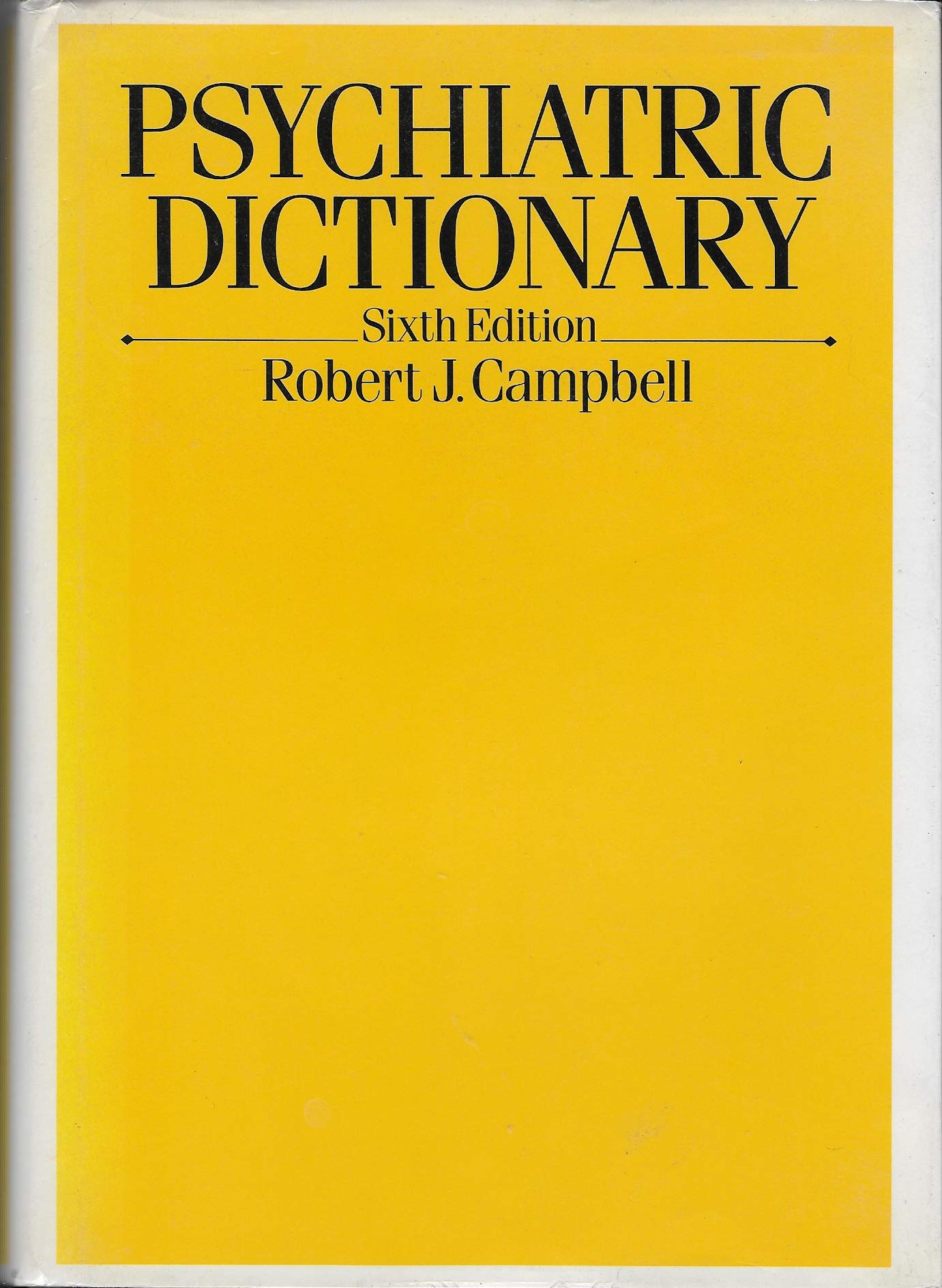 Psychiatric Dictionary,New