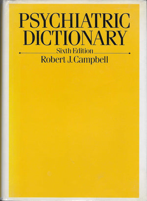 Psychiatric Dictionary,New