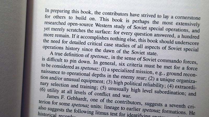 Inside Spetsnaz: Soviet Special Operations : A Critical Analysis,Used