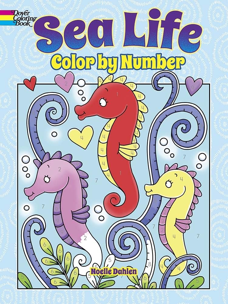 Sea Life Color by Number (Dover Sea Life Coloring Books),Used