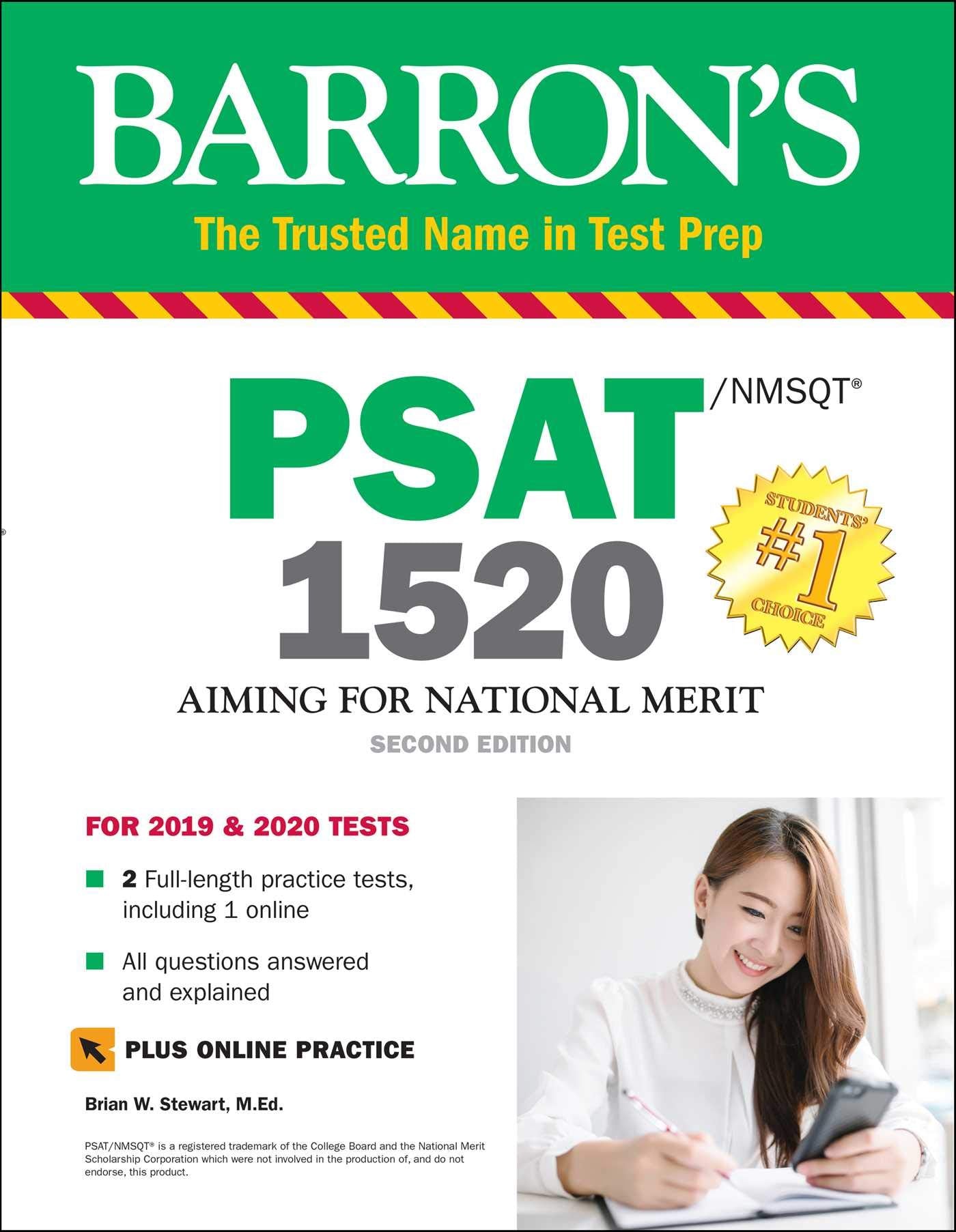 PSAT/NMSQT 1520 with Online Test (Barron's Test Prep),Used