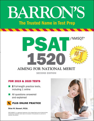 PSAT/NMSQT 1520 with Online Test (Barron's Test Prep),Used