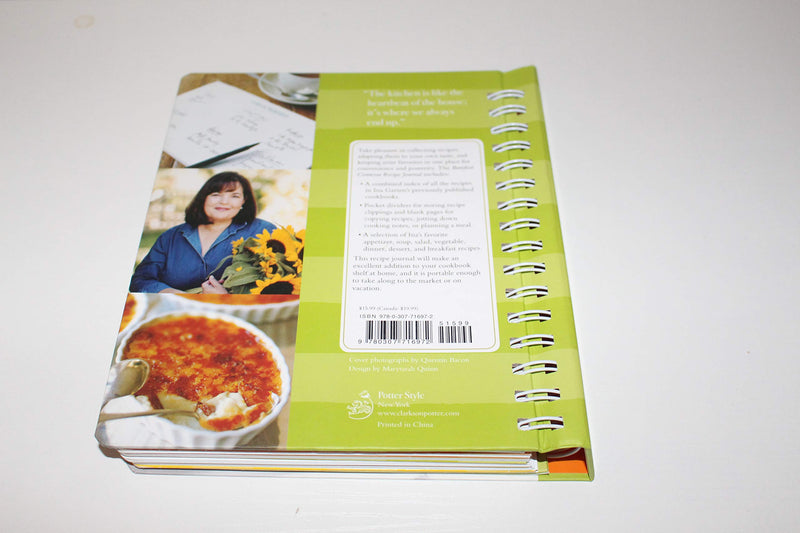 Barefoot Contessa Recipe Journal by Potter Style: Includes Index of Ina Garten's Cookbooks for Easy Reference and Cooking Inspiration