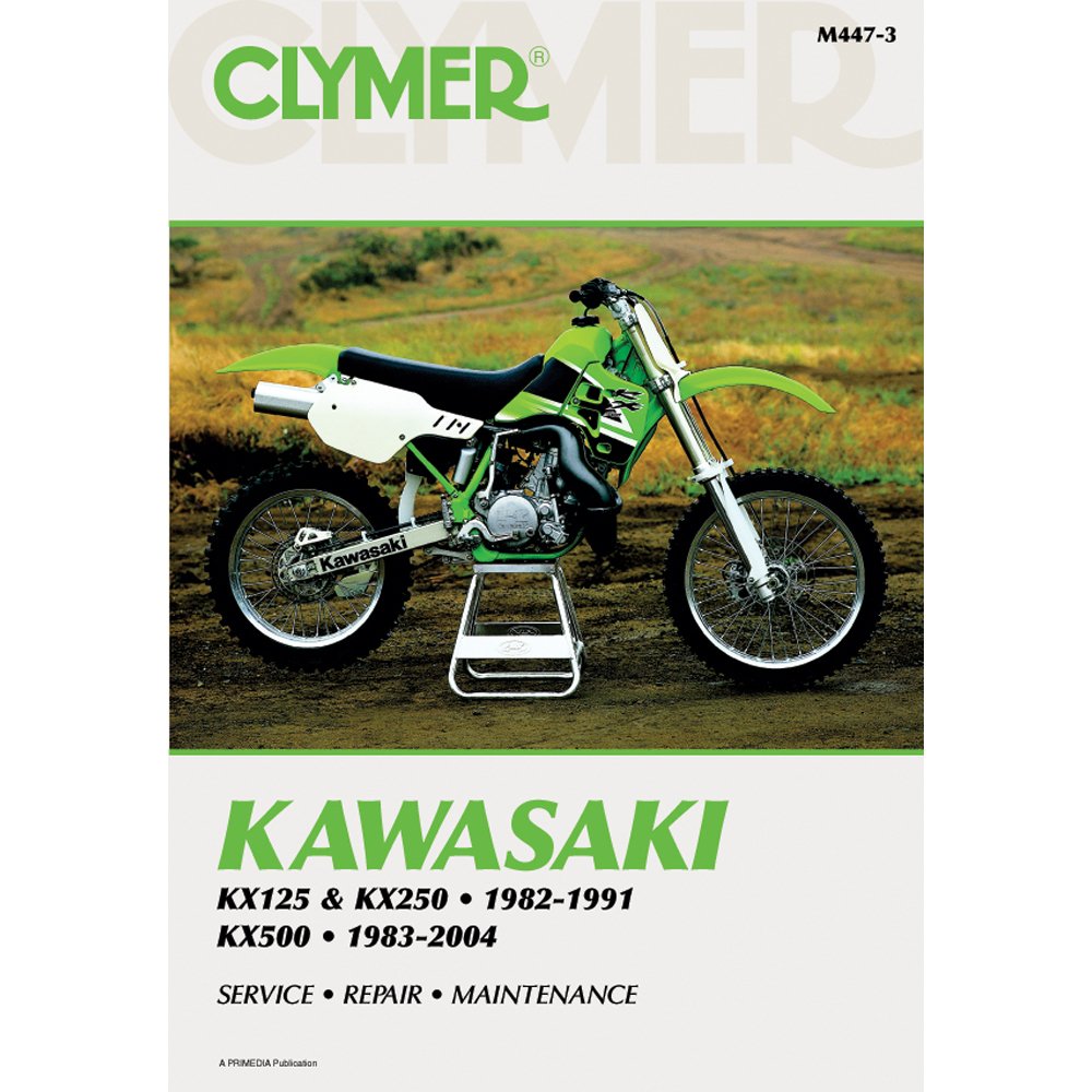 Kawasaki KX125/250 (19821991) & KX500 (19832004) Motorcycle Service Repair Man,Used
