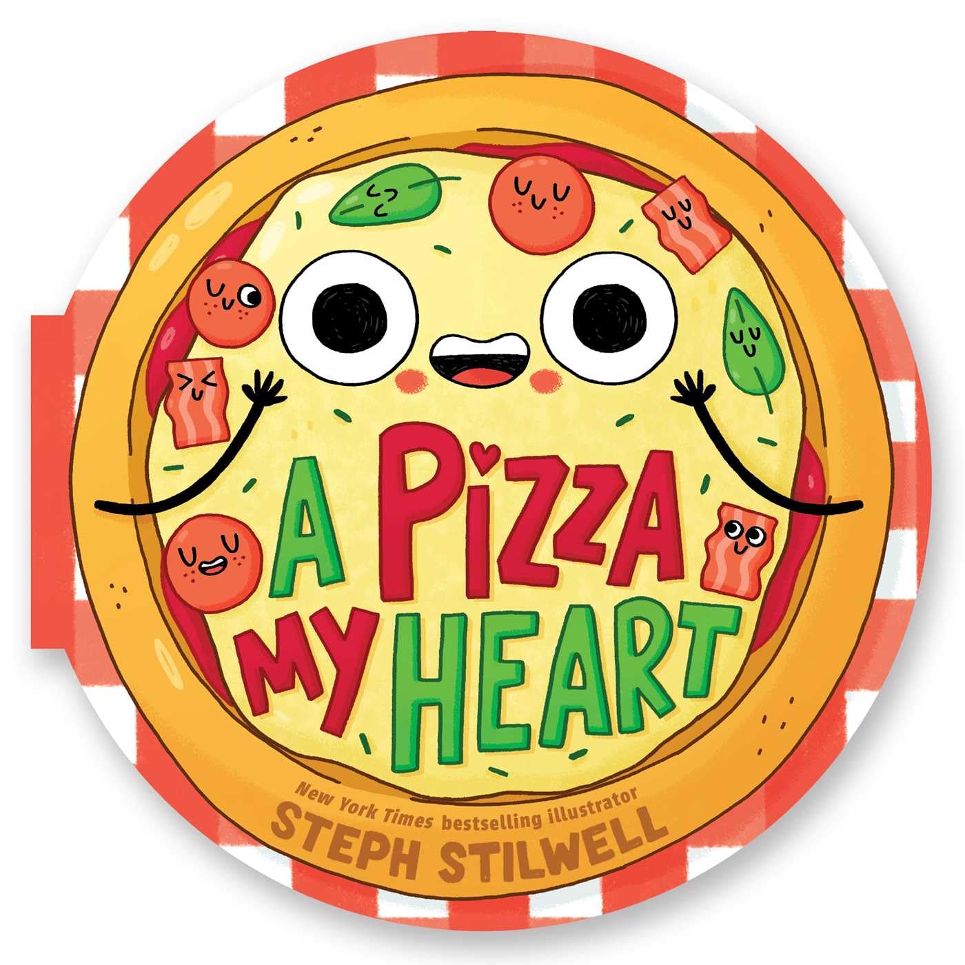 A Pizza My Heart (A Lift The Flap Shaped Novelty Board Book For Toddlers) (Delish Delights),Used