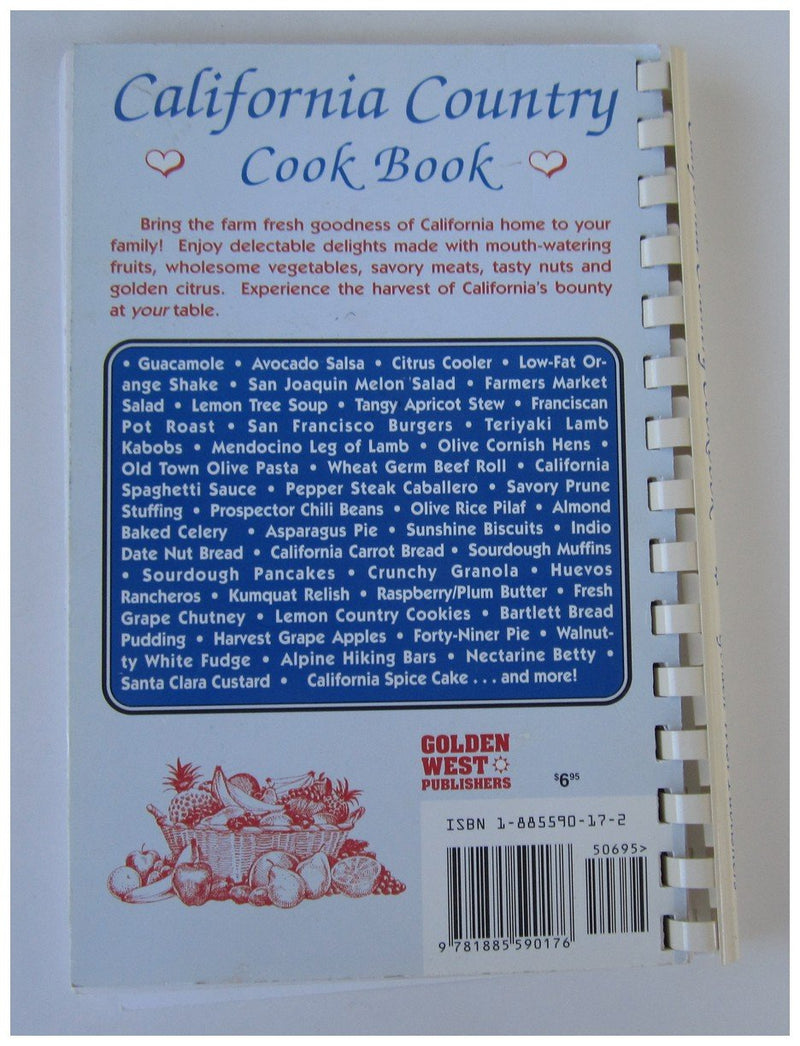 California Country Cookbook,Used