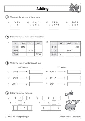 KS2 Maths Workout  Year 4 (CGP KS2 Maths),Used
