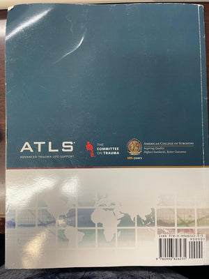 Atls Advanced Trauma Life Support 10Th Edition Student Course Manual,New