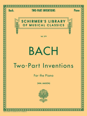 Bach Twopart Inventions For The Piano (Schirmer'S Library Of Musical Classics, Vol.379)-used