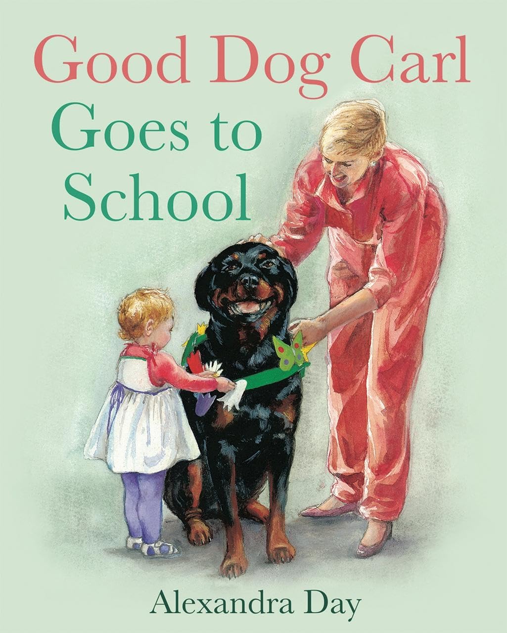 Good Dog Carl Goes To School Board Book (Good Dog Carl Collection),Used