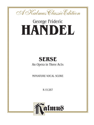 Serse (1738): Italian Language Edition, Miniature Score (Kalmus Edition) (Italian Edition),Used