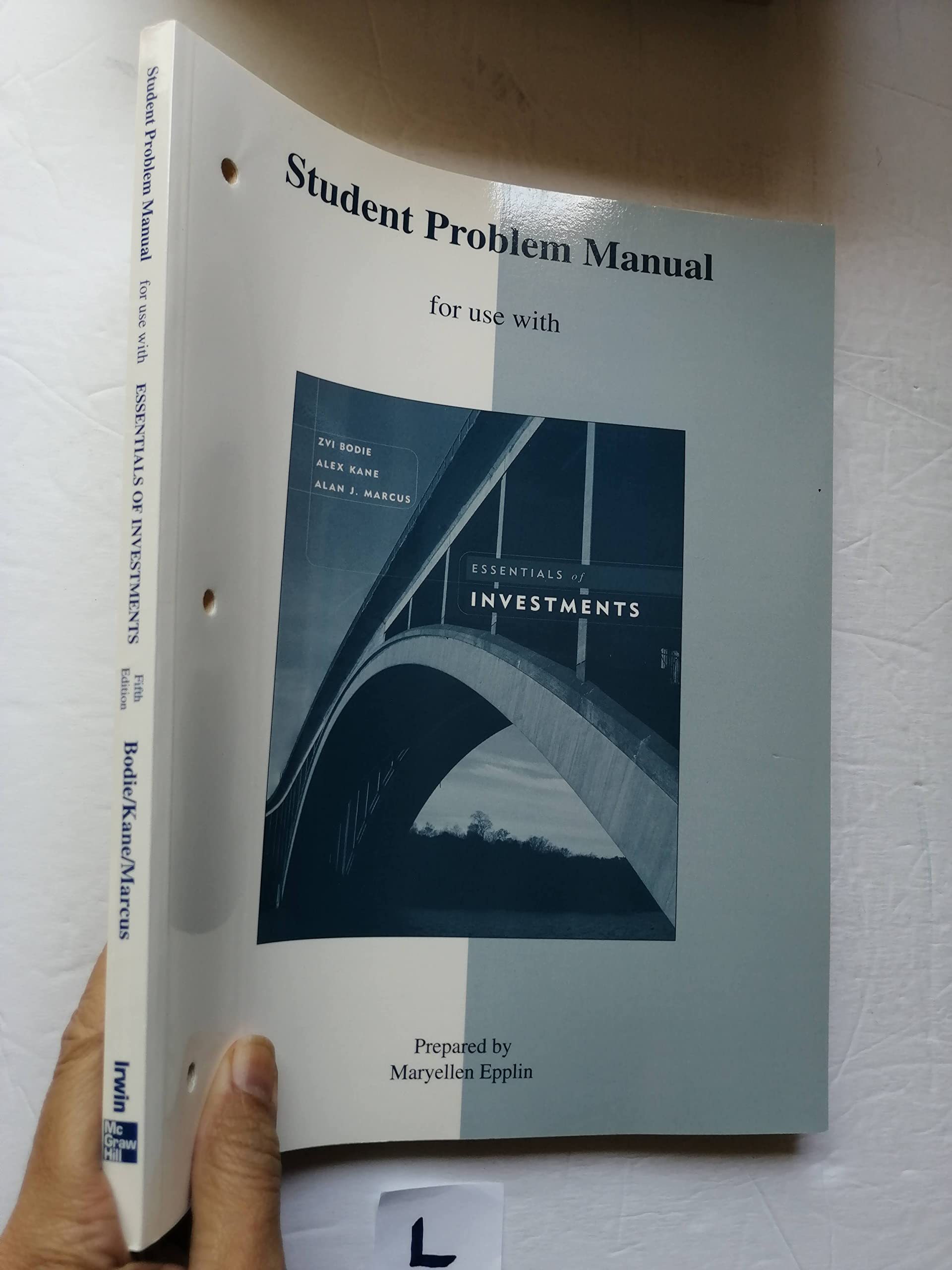 Student Problem Manual for use with Essentials of Investments 5th Edition,Used