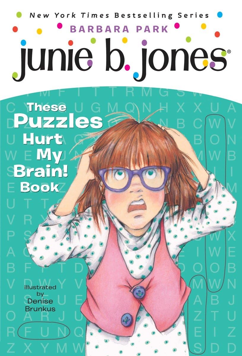 Junie B. Jones: These Puzzles Hurt My Brain! Book,Used