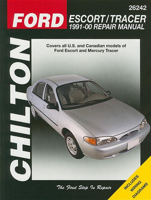 Chilton's Ford Escort/Tracer 199100 Repair Manual (Chilton's Total Car Care),Used