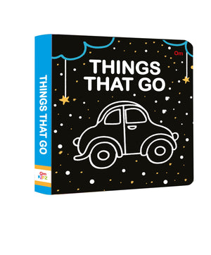 Board Book: Things That Go - High Contrast Board Book For Children