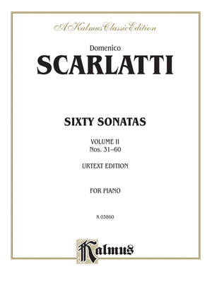 Sixty Sonatas (Urtext), Vol 2: Nos. 3160 (Kalmus Edition, Vol 2),Used